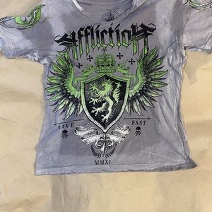 Affliction Trompe 2011 Live Fast T Shirt